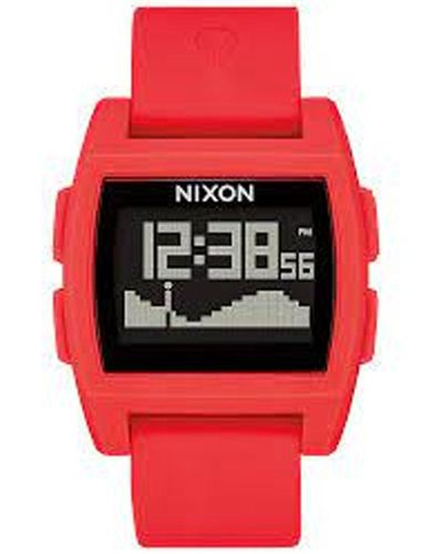 Nixon Classic Dial Watch - Red