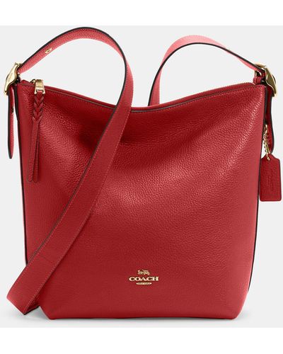COACH Val Duffle - Red