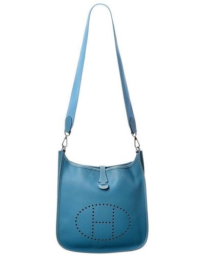 Hermès Hermes Epsom Leather Evelyne I Pm (authentic Pre-owned) - Blue