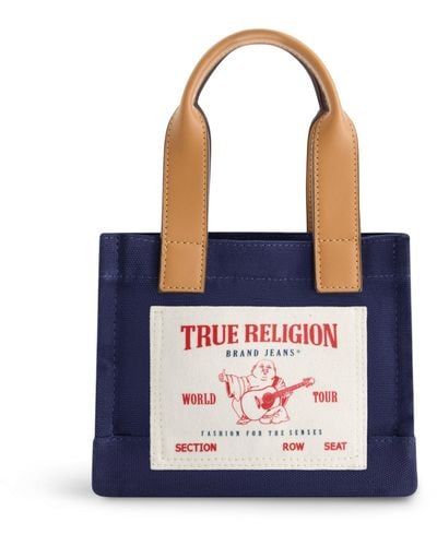 True Religion Mini Tote - Blue