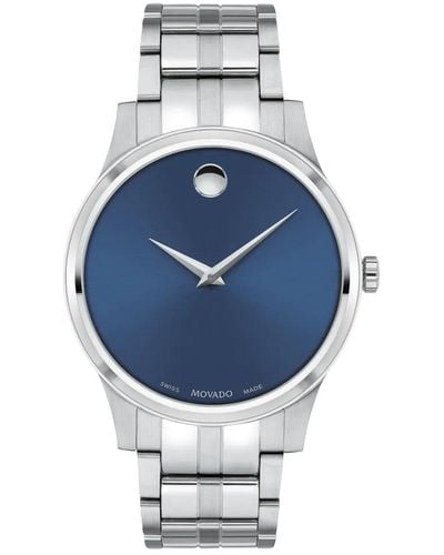 Movado Classic Blue Dial Watch