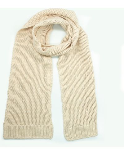 Portolano Scarf With Sequins - Natural