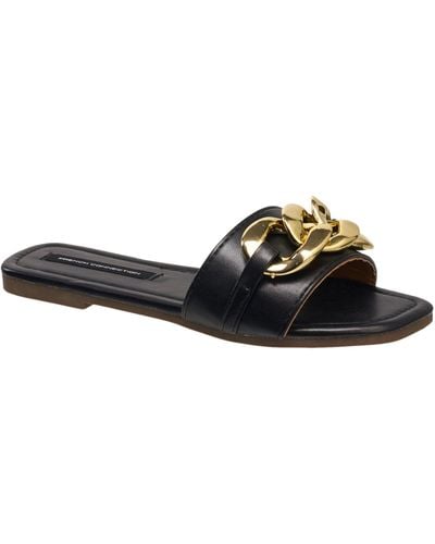 French Connection Lawrence Sandal - Black