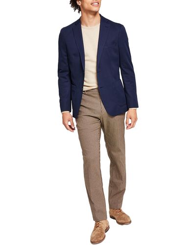 BarIII Slim Fit Suit Separate Two-button Blazer - Blue