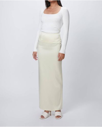 Georgia Alice Floor Length Skirt - White