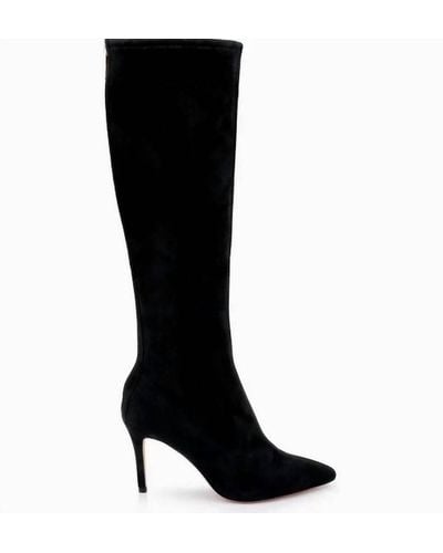 L'Agence Giverny Boot Suede - Black