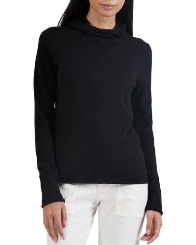 ATM Cotton And Cashmere Hoodie - Black