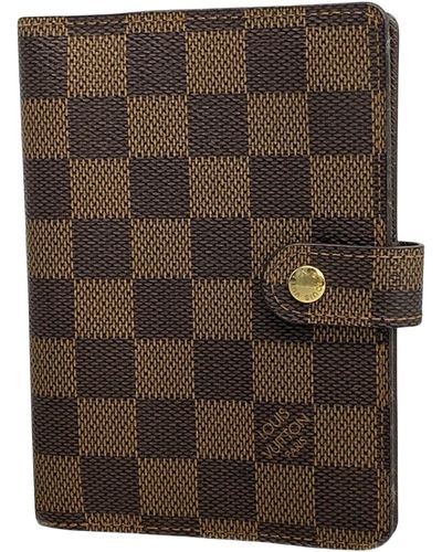 Louis Vuitton Agenda Pm Canvas Wallet (pre-owned) - Brown