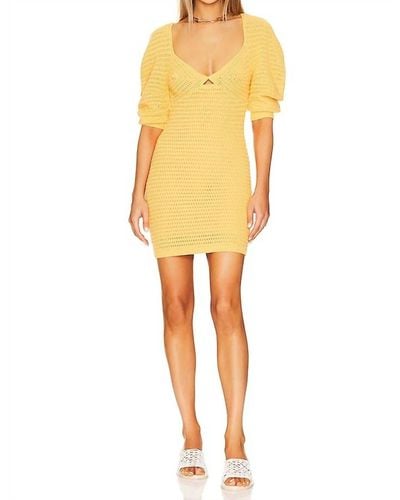 A.L.C. Gigi Knit Dress - Yellow
