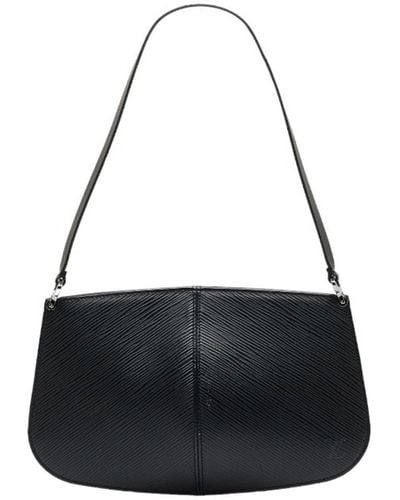 Louis Vuitton Demi Lune Leather Shoulder Bag (pre-owned) - Black
