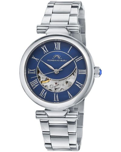 Porsamo Bleu Colette Automatic Silver And Bracelet Watch - Gray