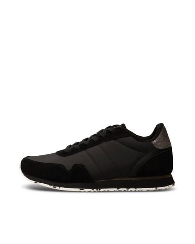 Woden Nora Iii Leather Sneaker - Black
