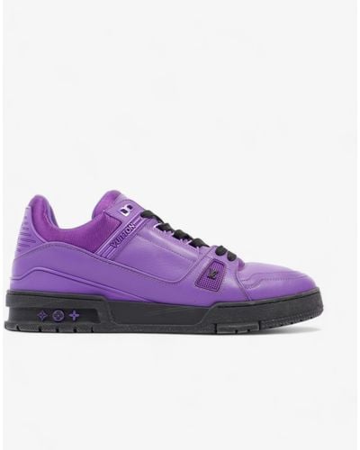 Louis Vuitton Lv Sneakers Leather - Purple