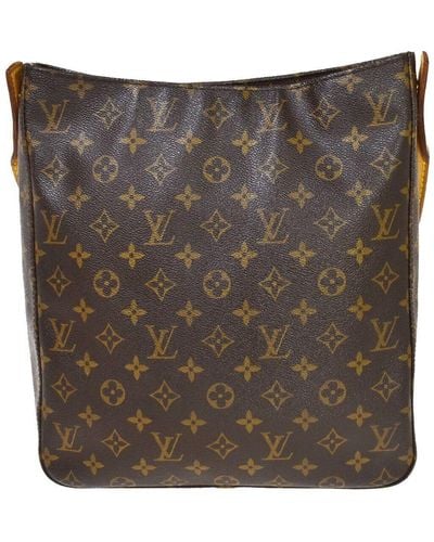 Louis Vuitton Looping Gm Canvas Shoulder Bag (pre-owned) in Brown
