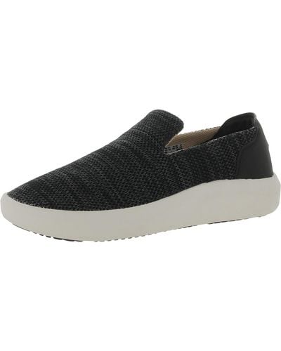 Freewaters Travel Knit Comfort Slip-on Sneakers - Black