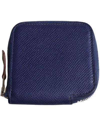 Hermès Silk'in Leather Wallet (pre-owned) - Blue