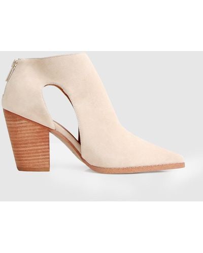 Belle & Bloom Midnight Special Suede Ankle Boot - Sand - Natural