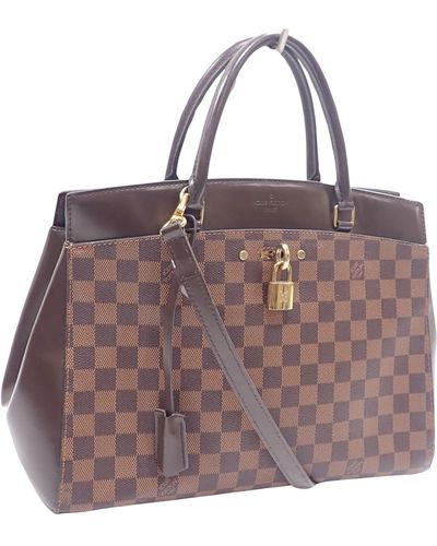 Louis Vuitton Rivoli Canvas Handbag (pre-owned) - Purple
