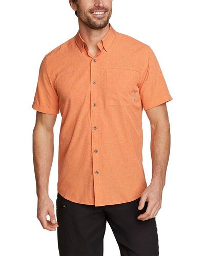 Eddie Bauer Treadway Short-sleeve Shirt - Orange