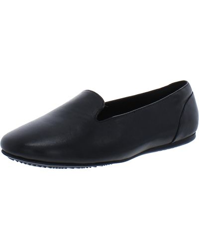 Softwalk Shelby Leather Slip-on Loafers - Black