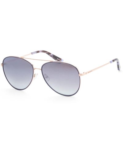 Juicy Couture 59mm Gold Blue Sunglasses - Metallic