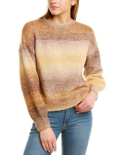 rosewater remi Ombre Wool-blend Sweater - Brown