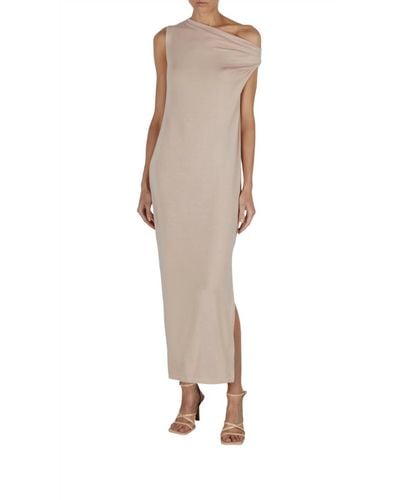 Enza Costa Luxe Knit Dress - Natural