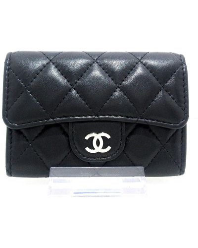 Chanel Matrasse Leather Wallet (pre-owned) - Metallic
