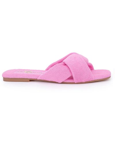 Yosi Samra Nancy Slide Sandal - Pink