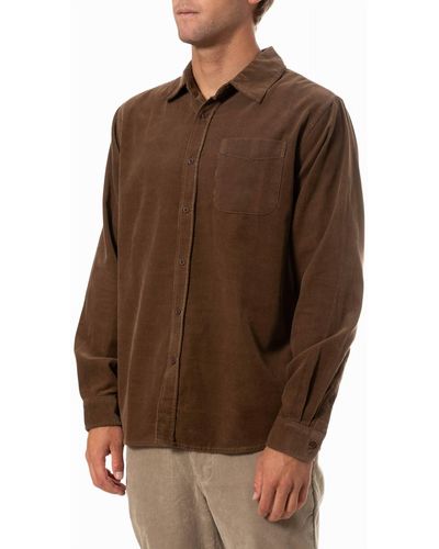 Katin Granada Cord Shirt - Brown