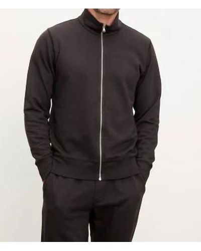 Velvet By Graham & Spencer Terry French Terry Full-zip Jacket - Black