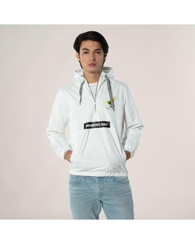 Members Only Looney Tunes Collab Popover Jacket - White