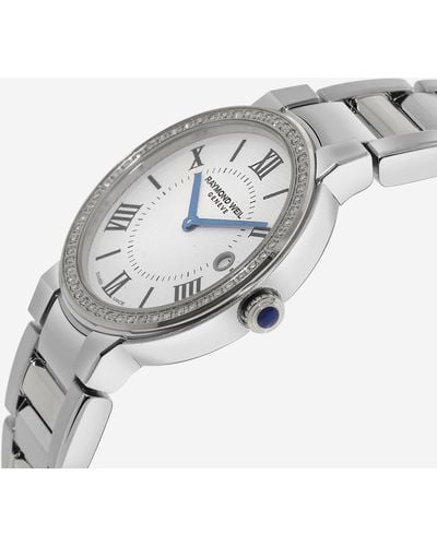 Raymond Weil Jasmine Diamond Stainless Steel Date Quartz Watch 5245-sts-00661 - White