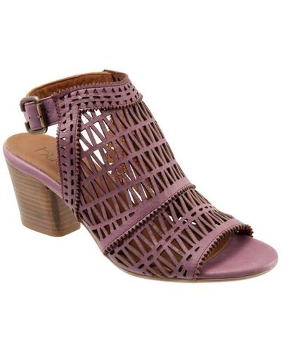 BUENO Candice Leather Heel - Purple