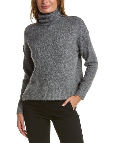 Max Studio Turtleneck Sweater - Gray