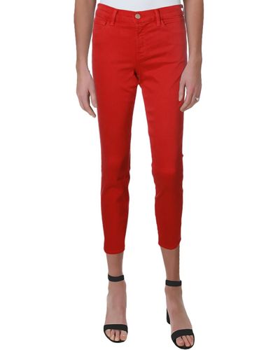 J Brand Cropped Low Rise Colored Skinny Jeans
