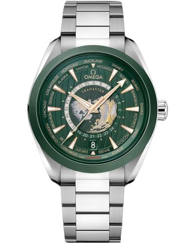 Omega Aqua Terra Dial Watch - Green