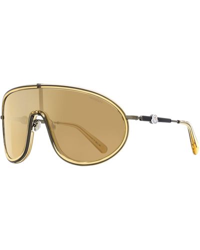 Moncler Vangarde Sunglasses Ml0222 57l Amber/gunmetal 0mm - Black