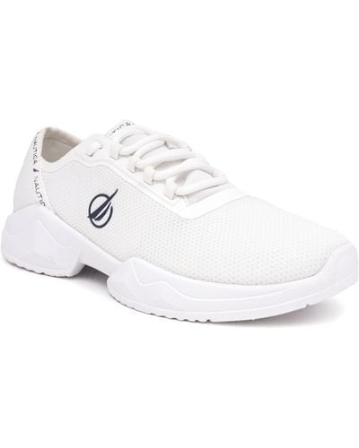 Nautica Steam White & Metallic Sneakers Saddle Shoes | Metallic sneakers,  Saddle shoes, White sneakers