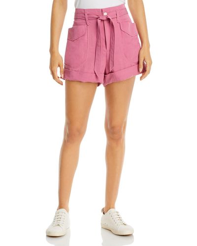 Rag & Bone Lyocell Pocket Casual Shorts - Pink