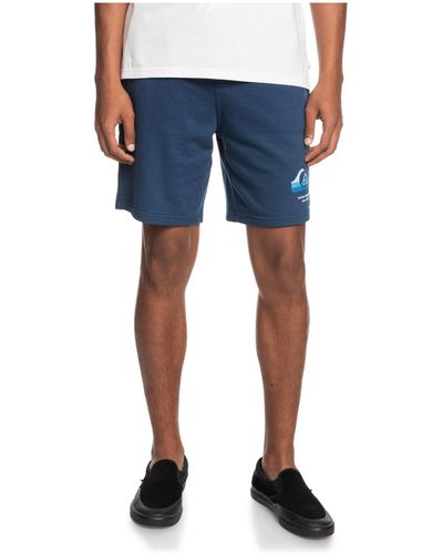 Quiksilver Terry 8 /2" Inseam Casual Shorts - Blue