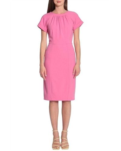 Maggy London Sheath Dress - Pink