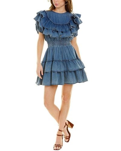 Stellah Mini Dress - Blue