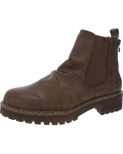 Blowfish Malibu Redsen-2 Ankle Pull On Chelsea Boots - Brown