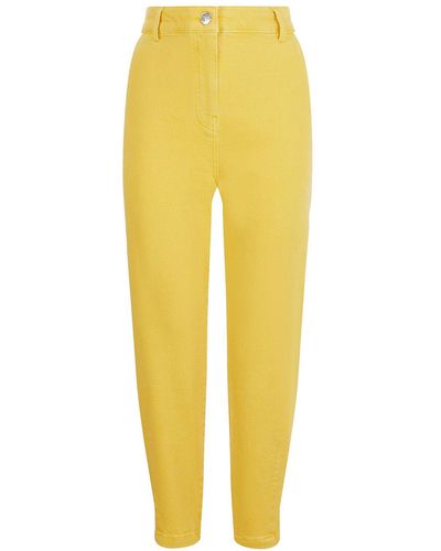 Nocturne High-waisted Mom Jeans - Yellow