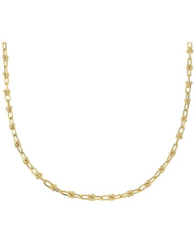 Fine Jewelry 16" U Link Necklace 14k Gold - Metallic