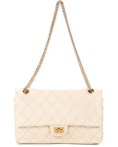 Chanel Reissue 2.55 Double Flap 266 Medium - Natural
