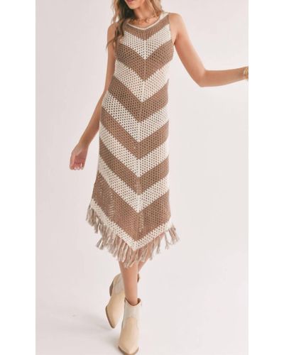 Sadie & Sage Chevy Crochet Dress - Natural