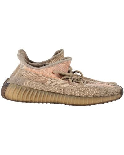 Yeezy Adidas Boost 350 V2 Sand Taupe Sneakers - Brown