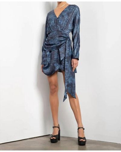 Tart Collections Isono Zebra Printed Dress - Blue